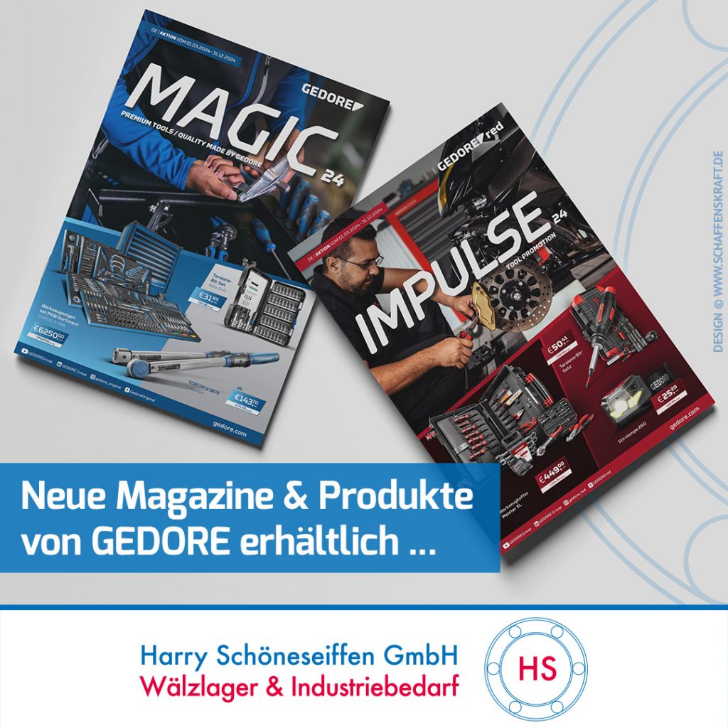 Neue Magazine & Produkte von GEDORE erhältlich …